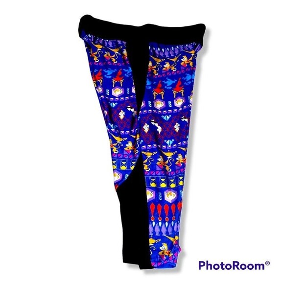 Lotus Leggings x Disney Small Aladdin Capri Length Leggings-Jasmine-Abu-Workout - Picture 4 of 6